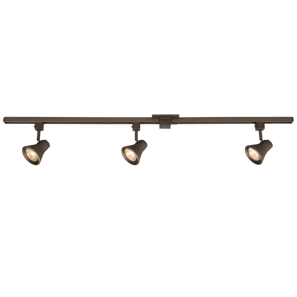 4&#39; Three Light Halogen Track Kit - Bronze