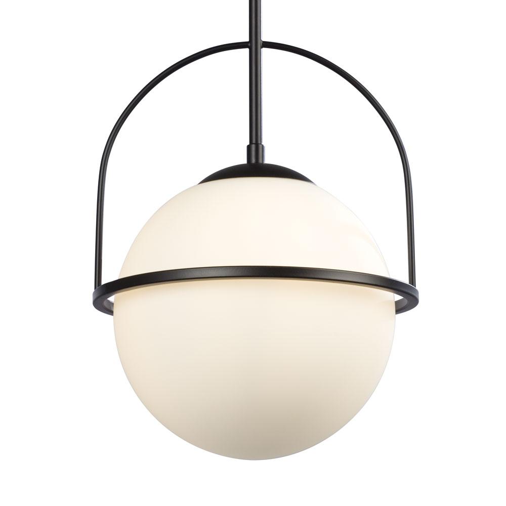 Mini Pendant BK with 2x6&#34; & 2x12&#34; Extension Rods