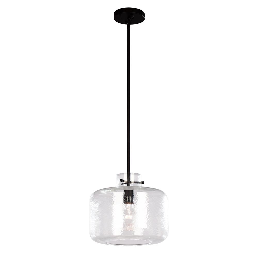 1L Mini-Pendant BK with 6&#34;,12&#34; & 18&#34; Ext. Rods and Swivel