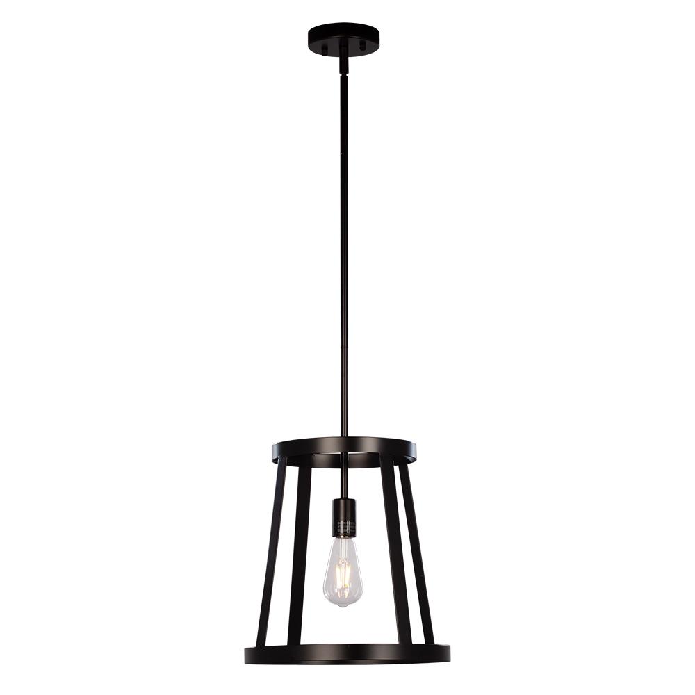 1L Pendant BK with 6&#34;,12&#34; & 18&#34; Ext. Rods and Swivel