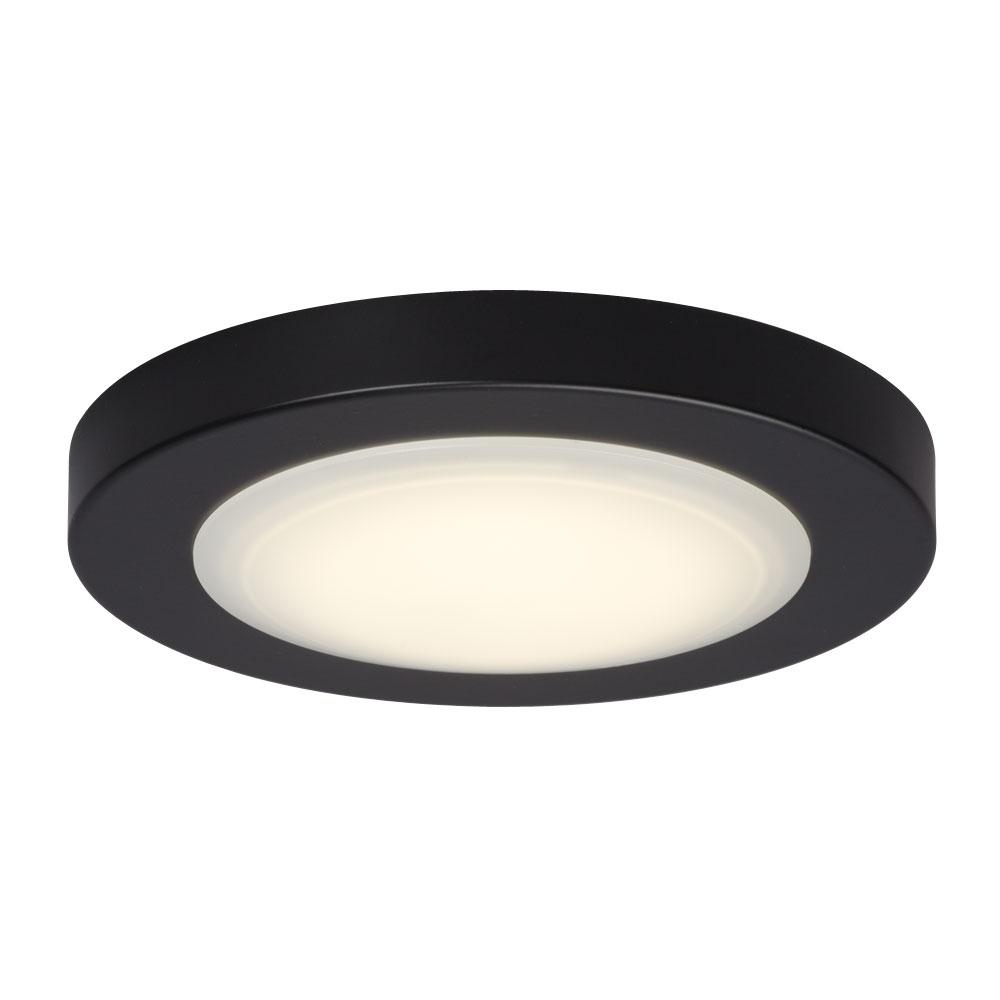 6&#34; LED Slimline Surface Mount - in Black finish with Polycarbonate Lens (AC LED, Dimmable, 3000K