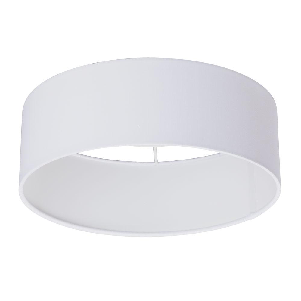 13&#34; DIA X 4.5&#34; H OFF-WHITE LINEN SHADE