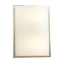 Galaxy Lighting 213151BN-226EB - Wall Sconce - in Brushed Nickel finish with Satin White Glass