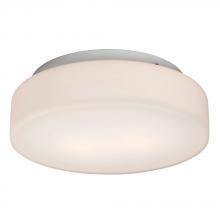 Galaxy Lighting L623532WH010A1 - LED Flush Mount Ceiling Light - in White finish with White Glass