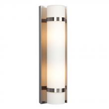 Galaxy Lighting ES215661BN - Wall Sconce - in Brushed Nickel finish with Satin White Glass (Suitable for Indoor Use Only)