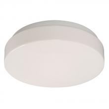 Galaxy Lighting L650102WH024A1 - LED Flush Mount Ceiling Light or Wall Mount Fixture - in White finish with White Acrylic Lens