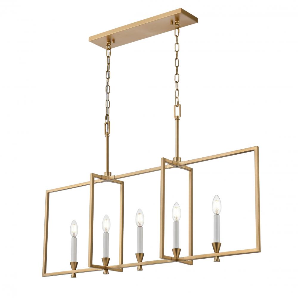 Carisbrooke 42&#34; Linear, Brass
