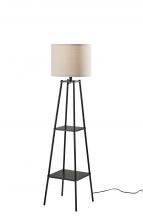 AFJ - Adesso SL1173-01 - Adrian Shelf Floor Lamp