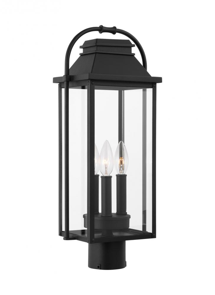 Wellsworth Transitional 3-Light Outdoor Exterior Post Lantern