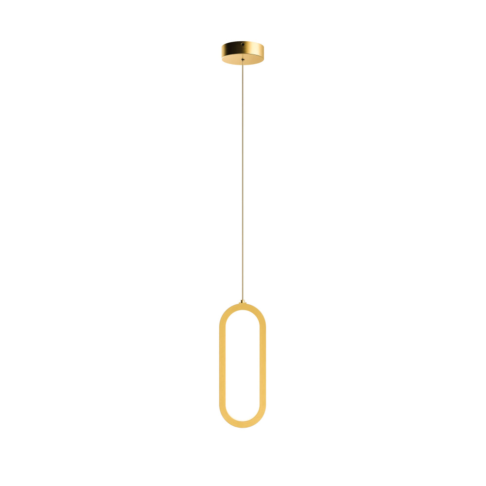 Single Vertical Oblong Pendant 16&#39;&#39;