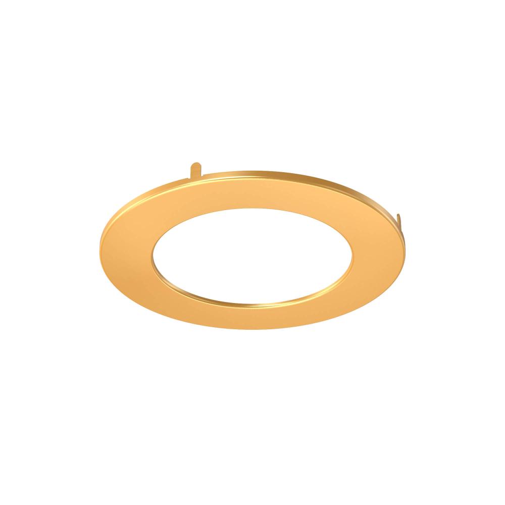 4&#34; Recessed add-on trim in Gold