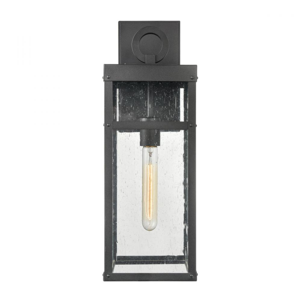 Dalton 19.5&#39;&#39; High 1-Light Outdoor Sconce - Textured Black