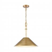 ELK Home 89715/1 - Neville 18'' Wide 1-Light Pendant - Natural Brass