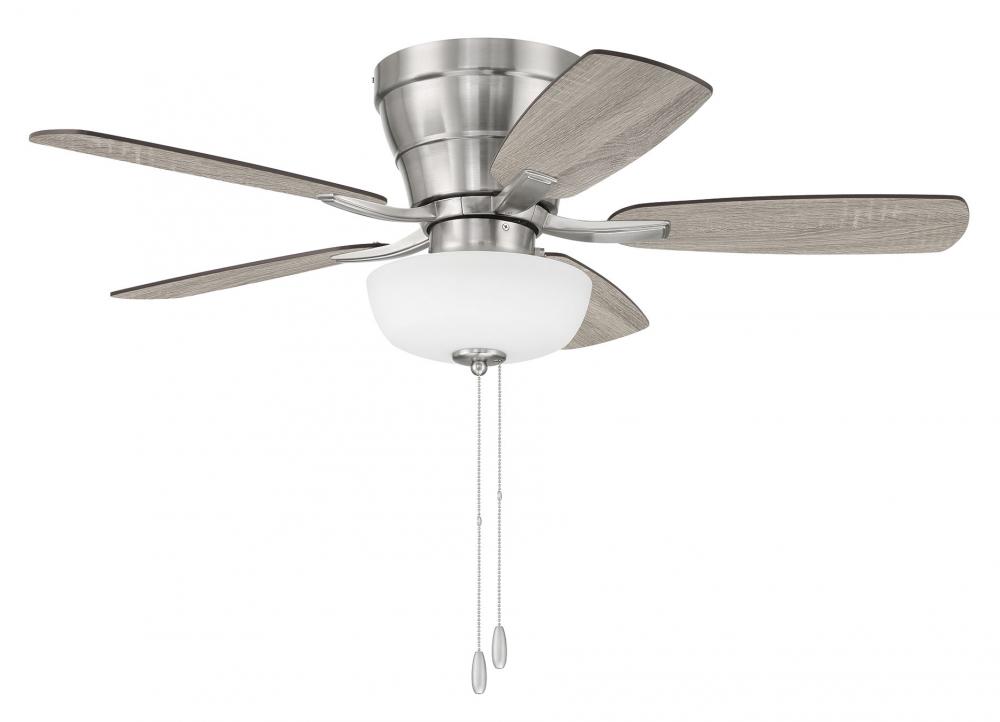 42&#34; Hugger Ceiling Fan w/ 5 Blades, Light Kit