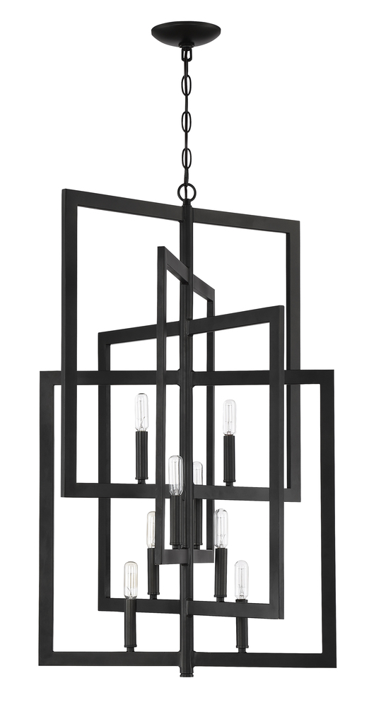 8 Light Foyer