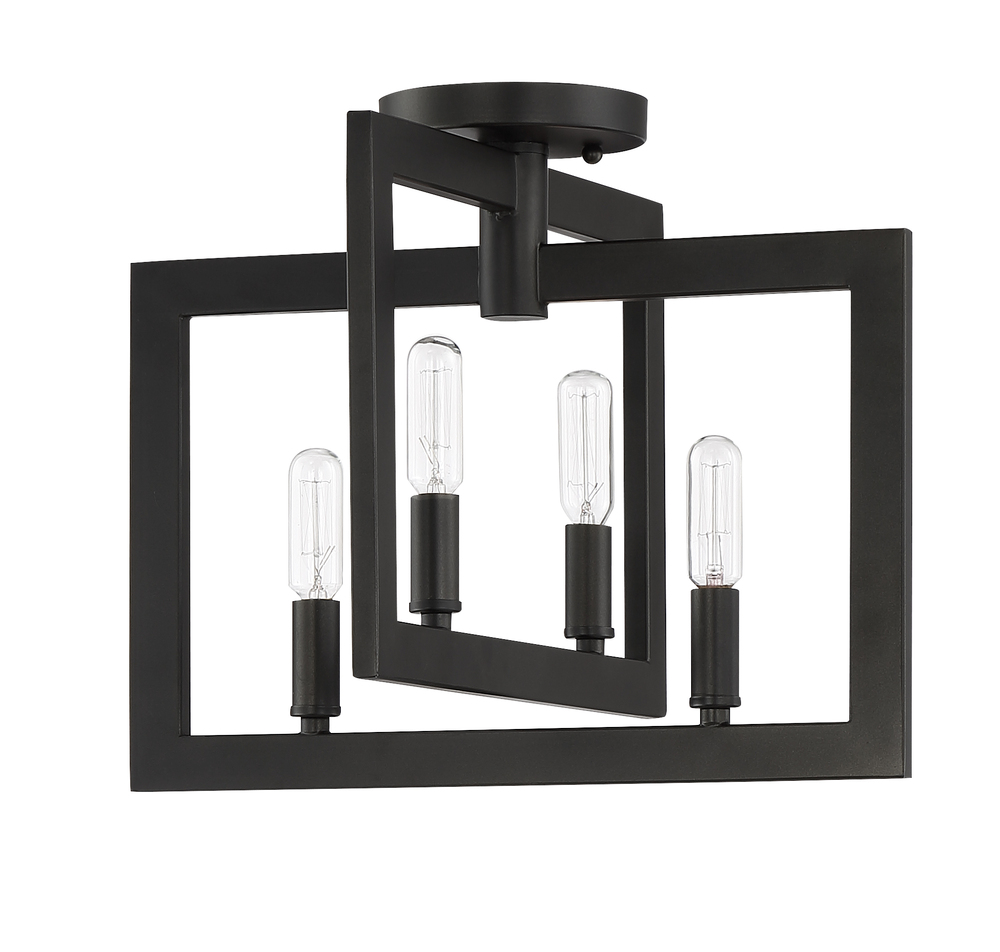 4 Light Semiflush
