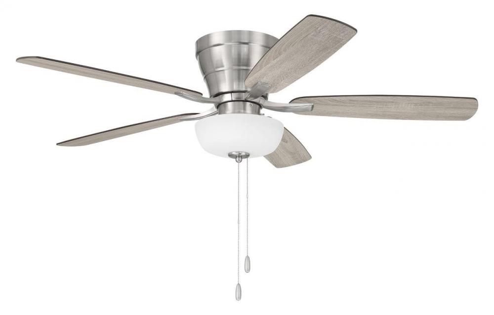 52&#34; Hugger Ceiling Fan w/ 5 Blades, Light Kit