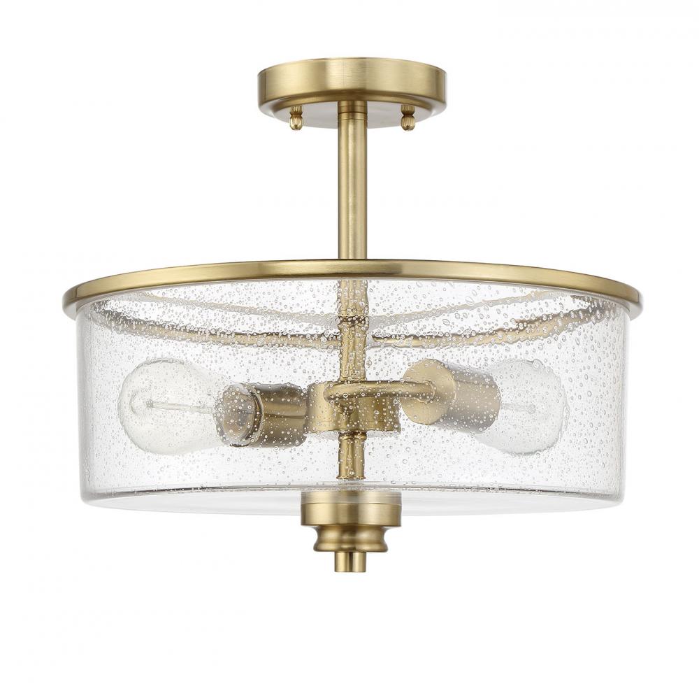 2 Light Convertible Semiflush