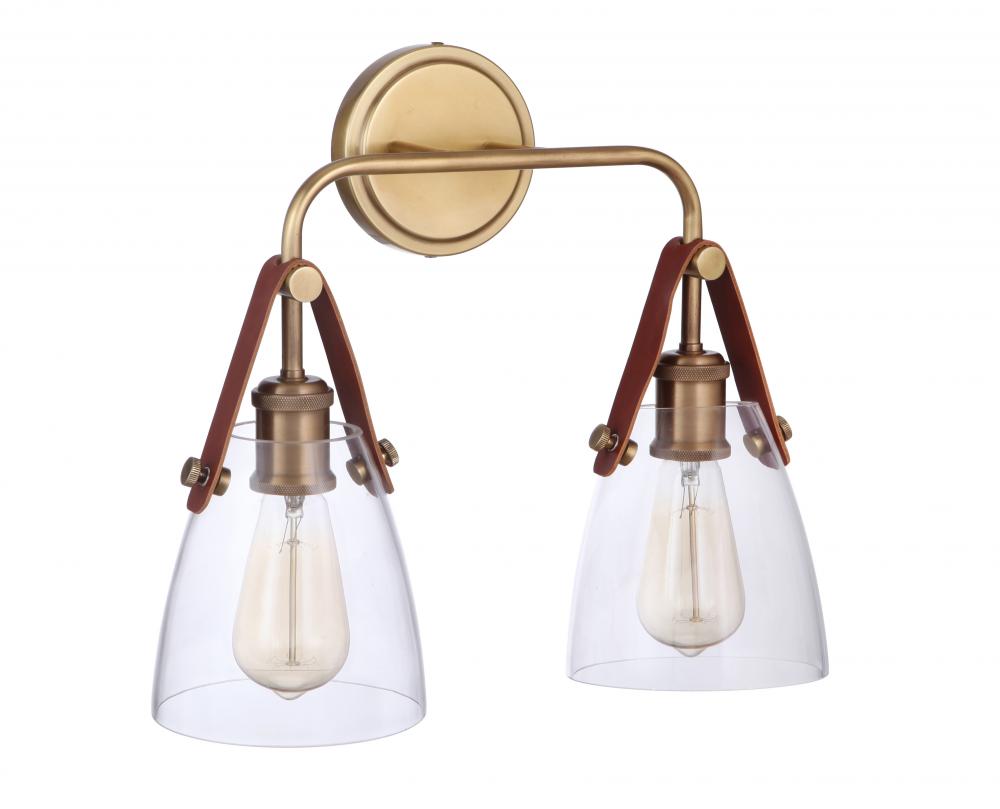 2 Light Wall Sconce