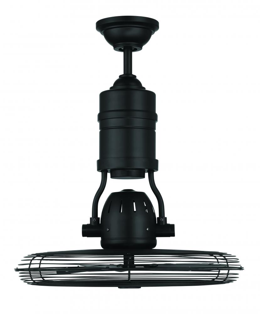 18&#34; Rotating Cage Ceiling Fan, Damp Rated