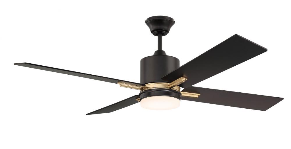 52&#34; Ceiling Fan w/Blades LED Light Kit