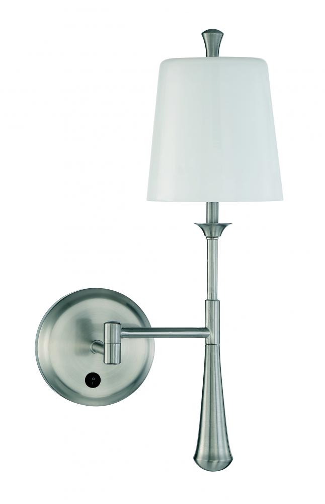 1 Light Swing Arm Wall Sconce