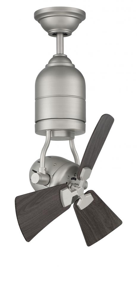 18&#34; Bellows Uno in Brushed Polished Nickel w/ Greywood Blades