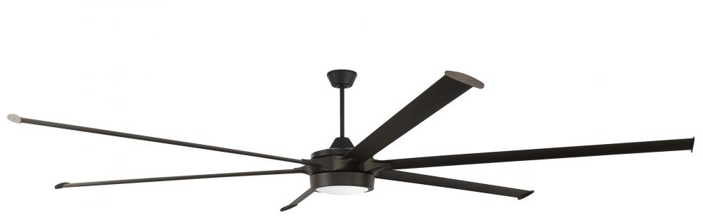 120&#34; Ceiling Fan w/Blades & LED Light Kit, Damp Rated