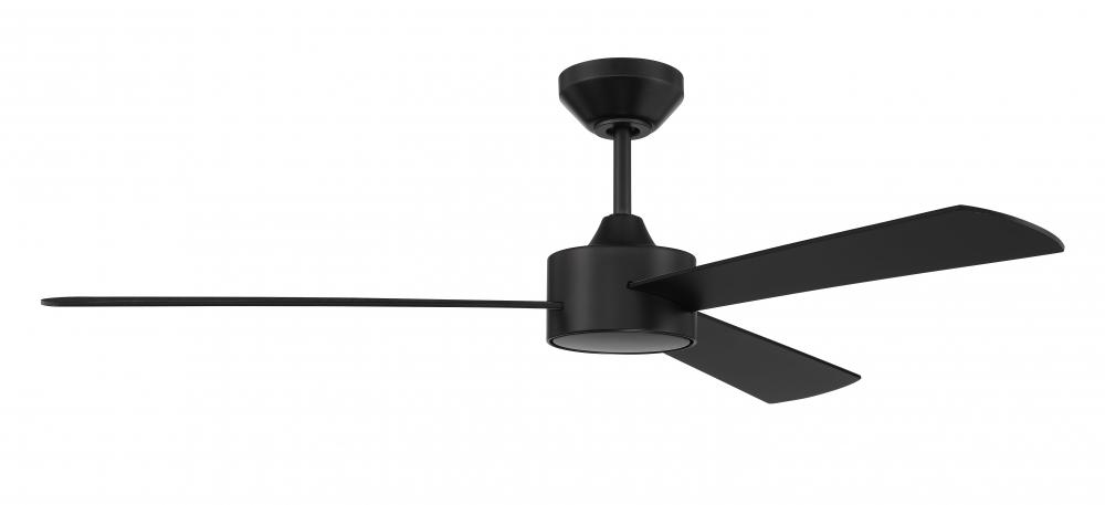 52&#34; Ceiling Fan w/DC Motor, Blades, Wi-Fi, Damp Rated