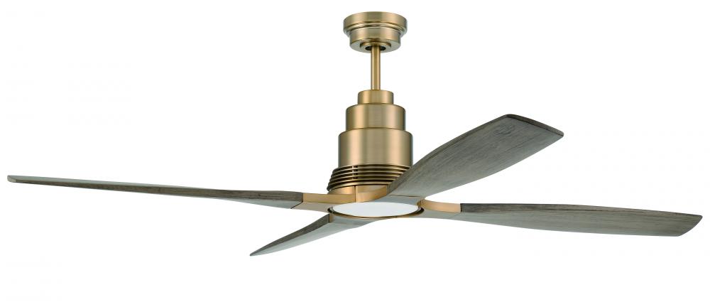 60&#34; Ceiling Fan w/Blades & LED Light Kit