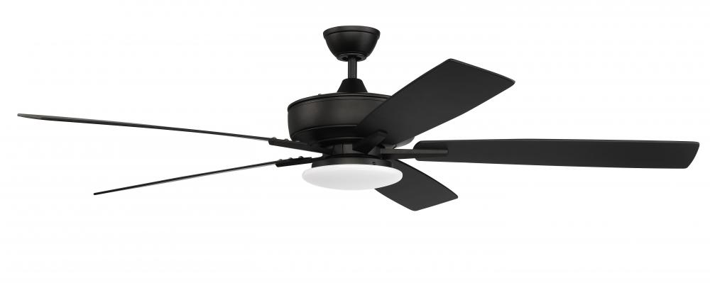60&#34; Ceiling Fan w/Blades, Low Profile Light Kit