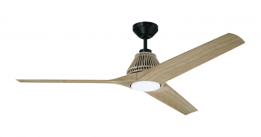 56&#34; Ceiling Fan w/Blades & LED Light Kit