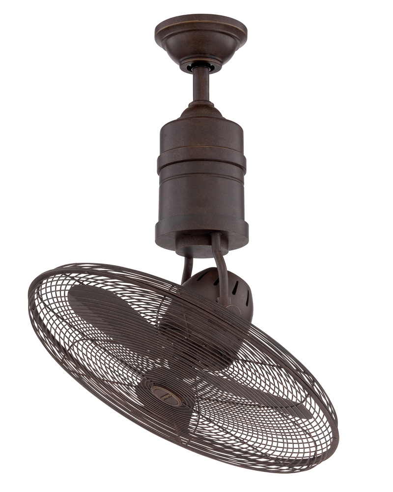 21&#34; Rotating Cage Ceiling Fan, Damp Rated