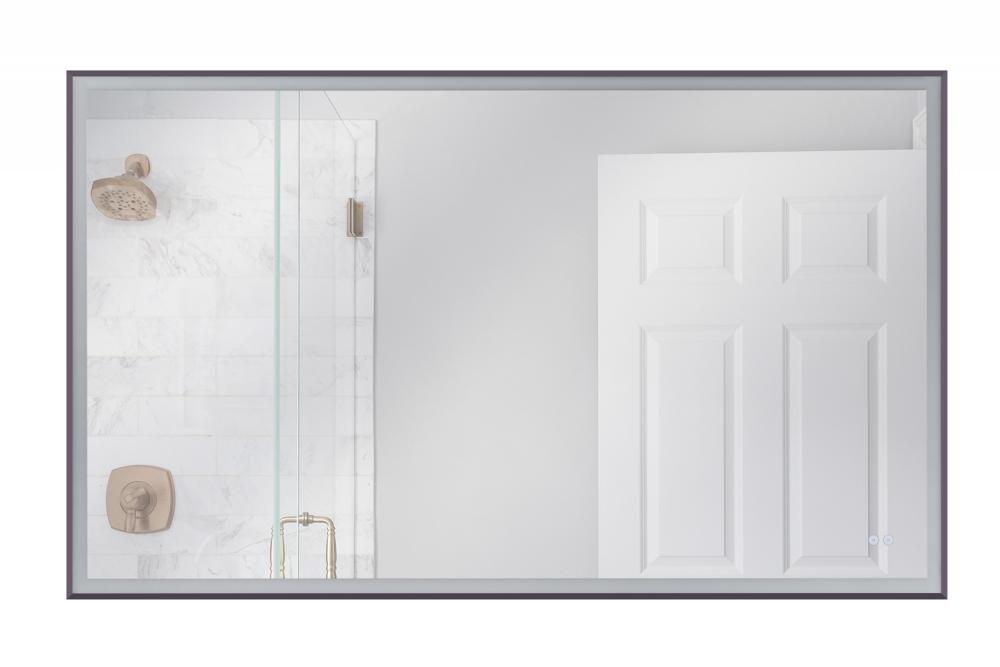 60&#34; x 36&#34; Rectangle Framed LED Mirror