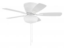 Craftmade WHL42W5C1 - 42" Hugger Ceiling Fan w/ 5 Blades, Light Kit
