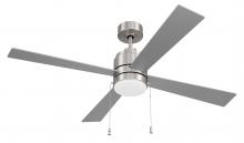 Craftmade MCY52BNK4-PC - 52" Ceiling Fan w/ 4 Blades & LED Light kit