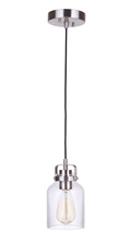 Craftmade 53691-BNK - 1 Light Mini Pendant