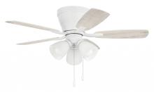 Craftmade WHL42W5C3 - 42" Hugger Ceiling Fan w/ 5 Blades,  3 Light Kit