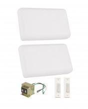 Craftmade CK1002-W - Kit includes 2 Chimes, Transformer, 2 White Buttons