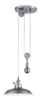 Craftmade P400-TS - 1 Light Pulley Pendant in Tarnished Silver