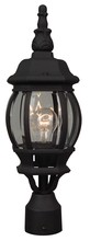 Craftmade Z325-TB - French Style 1 Light Outdoor Post Mount in Textured Black