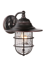 Craftmade Z5804-OBG - Fairmont 1 Light Small Outdoor Wall Mount in Oiled Bronze Gilded